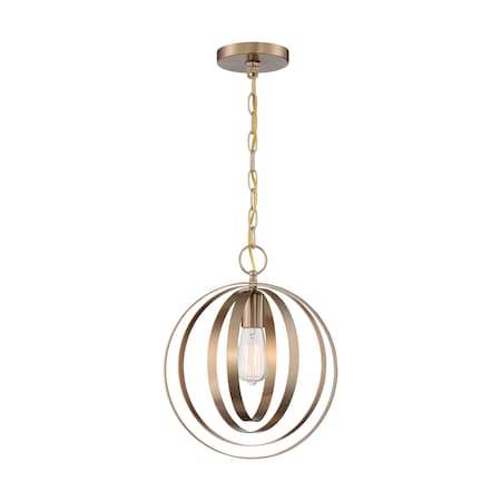 Nuvo Fixture, Pendant, 1-Light, Incandescent, 100W, 120V, A19, Medium Base, Bulb Count: 1 60/7056
